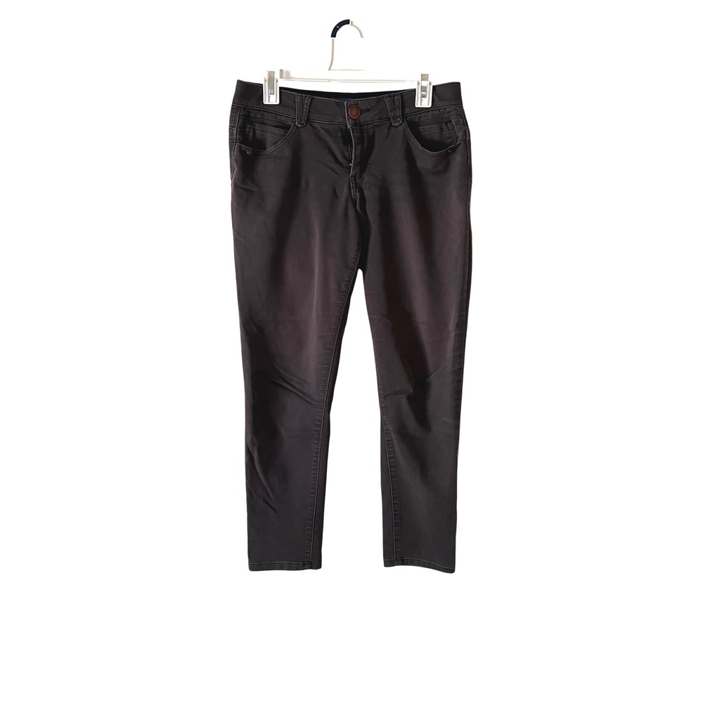 Democracy Ab solution Skinny Pants Charcoal Gray Size 6 Stretch Utility
